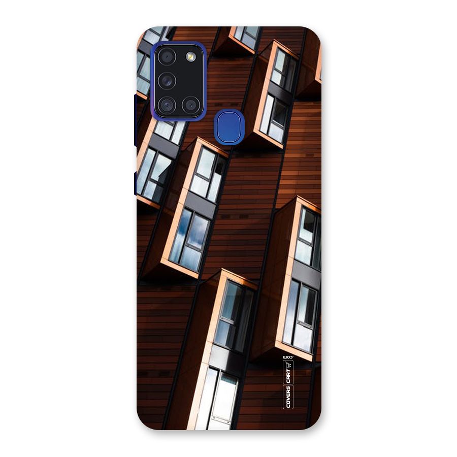 Window Abstract Back Case for Galaxy A21s