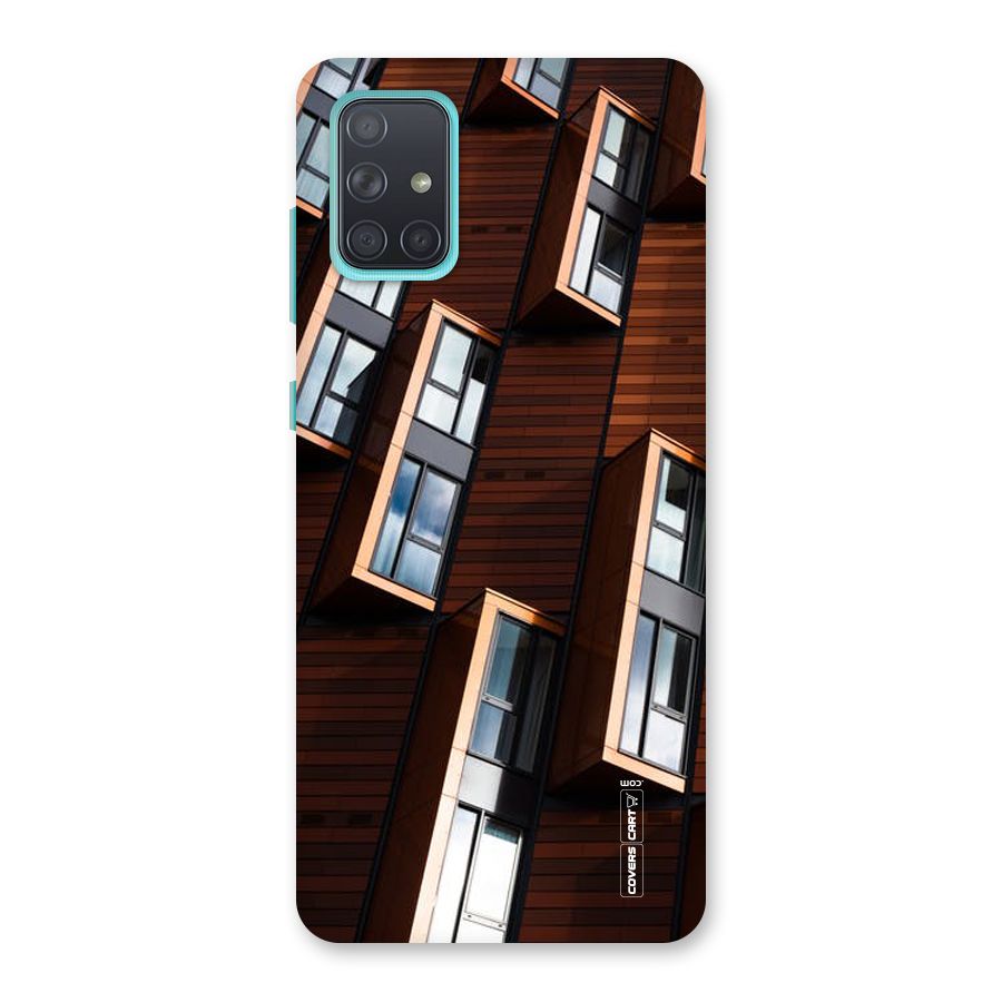 Window Abstract Back Case for Galaxy A71