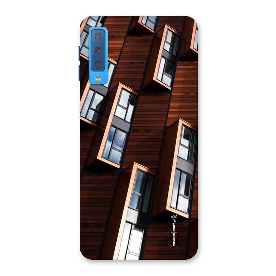 Window Abstract Back Case for Galaxy A7 (2018)