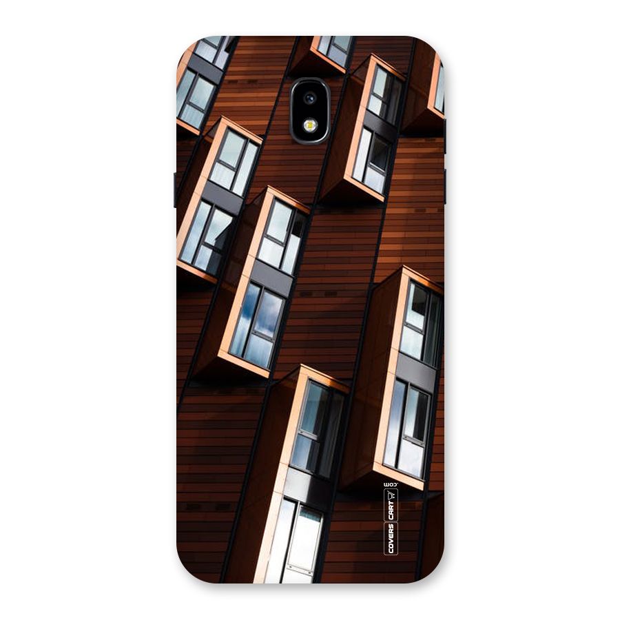 Window Abstract Back Case for Galaxy J7 Pro