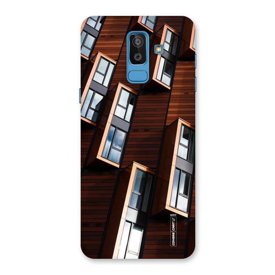 Window Abstract Back Case for Galaxy J8
