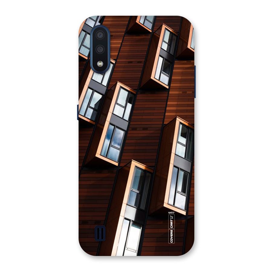 Window Abstract Back Case for Galaxy M01