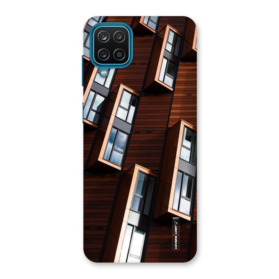 Window Abstract Back Case for Galaxy M12