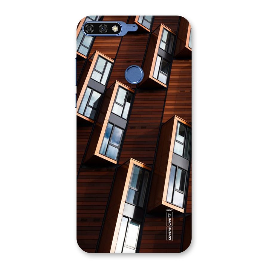 Window Abstract Back Case for Honor 7C