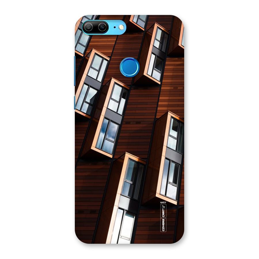 Window Abstract Back Case for Honor 9 Lite