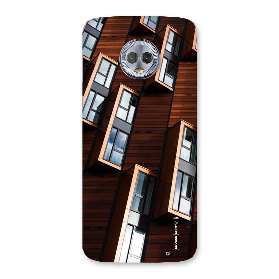 Window Abstract Back Case for Moto G6 Plus