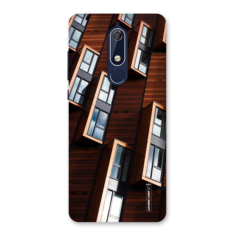Window Abstract Back Case for Nokia 5.1