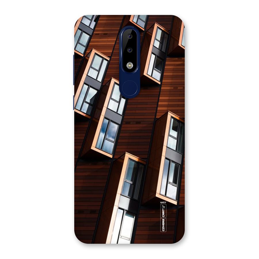 Window Abstract Back Case for Nokia 5.1 Plus