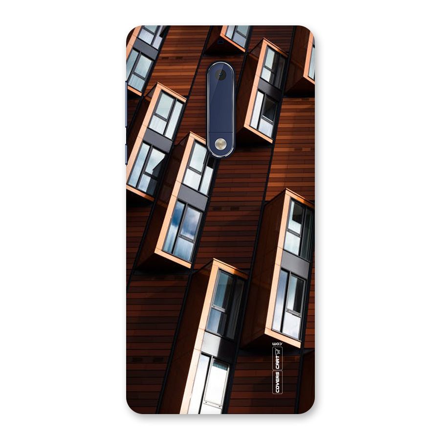 Window Abstract Back Case for Nokia 5