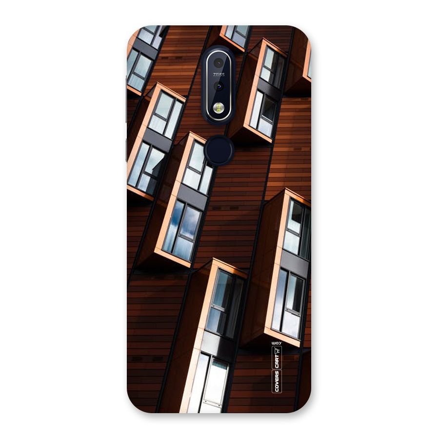 Window Abstract Back Case for Nokia 7.1