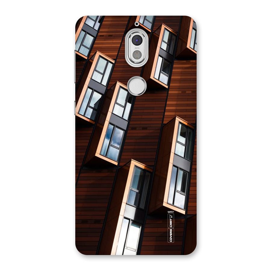 Window Abstract Back Case for Nokia 7
