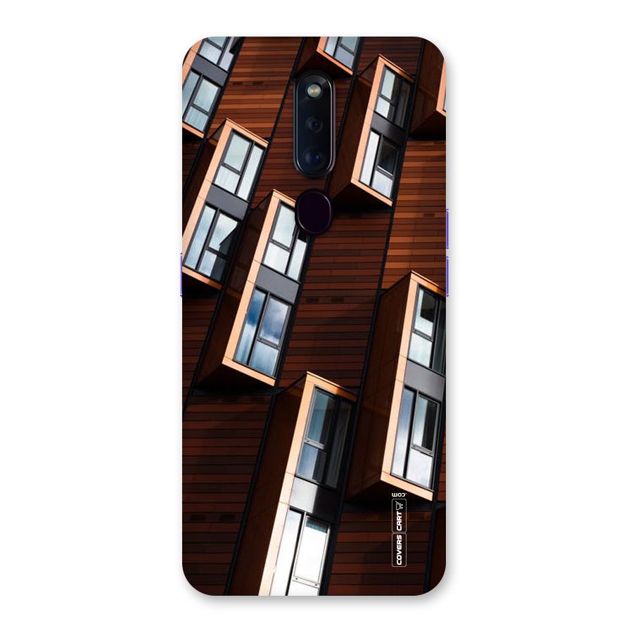 Window Abstract Back Case for Oppo F11 Pro