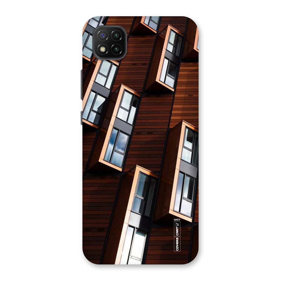 Window Abstract Back Case for Poco C3
