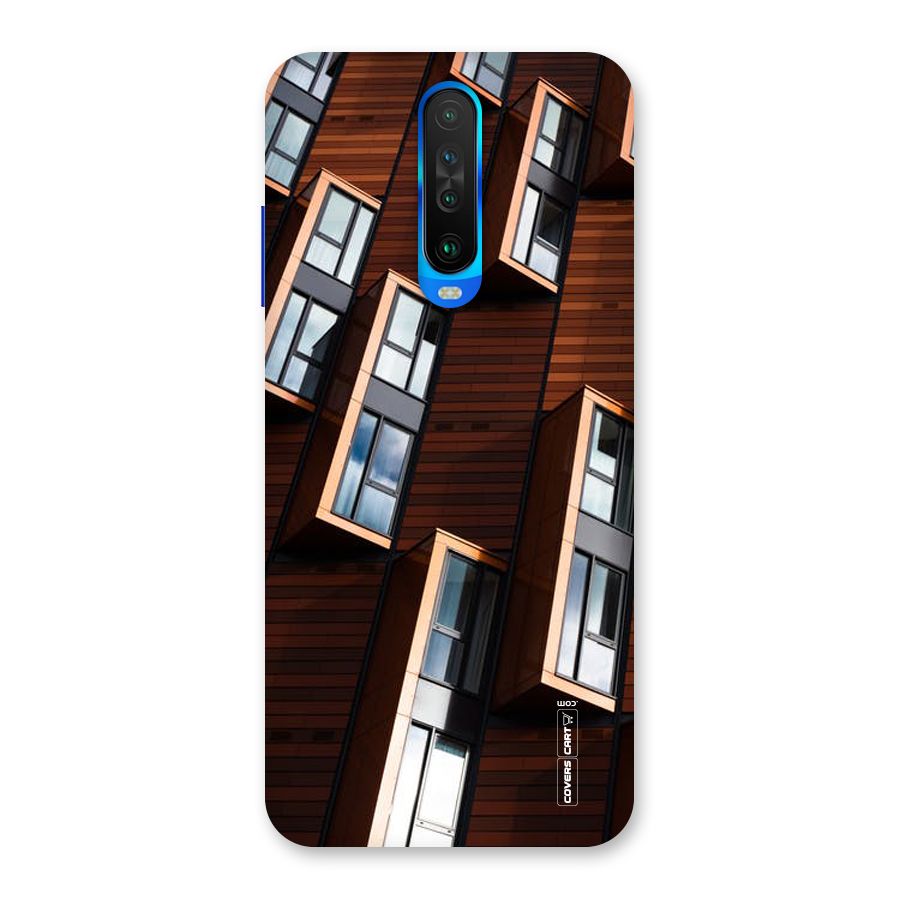 Window Abstract Back Case for Poco X2