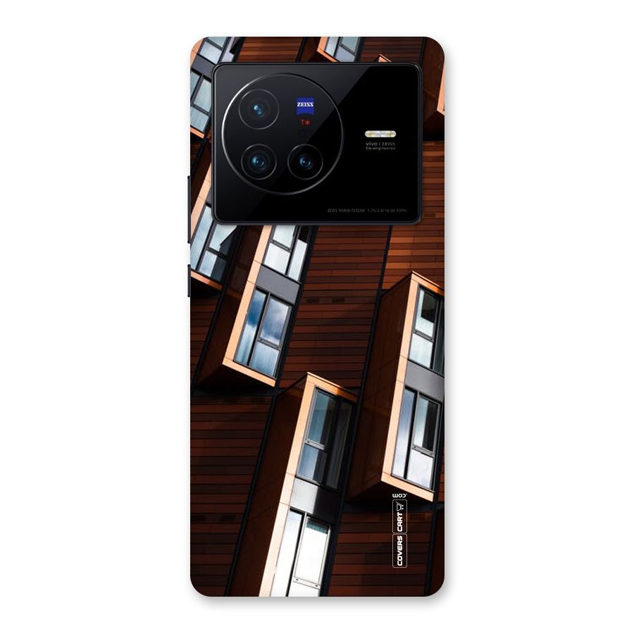 Window Abstract Back Case for Vivo X80