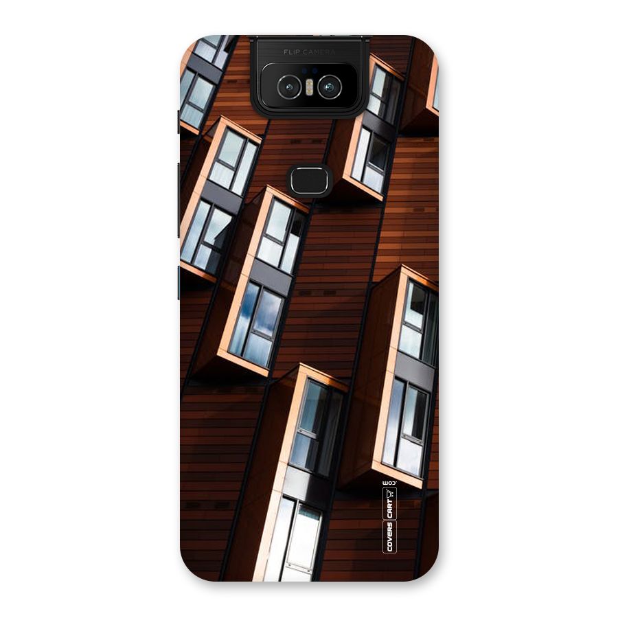 Window Abstract Back Case for Zenfone 6z