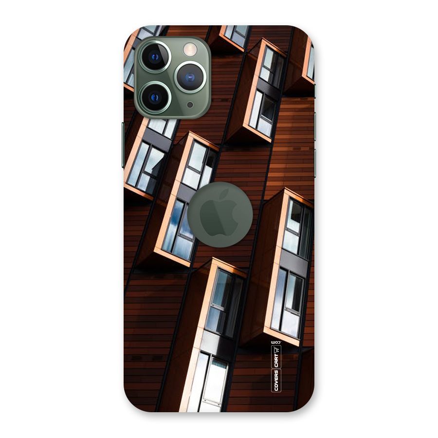 Window Abstract Back Case for iPhone 11 Pro Logo  Cut