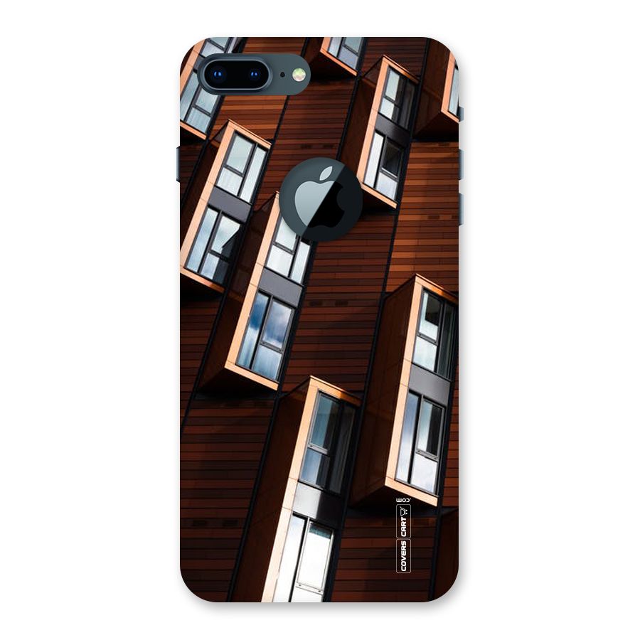 Window Abstract Back Case for iPhone 7 Plus Logo Cut