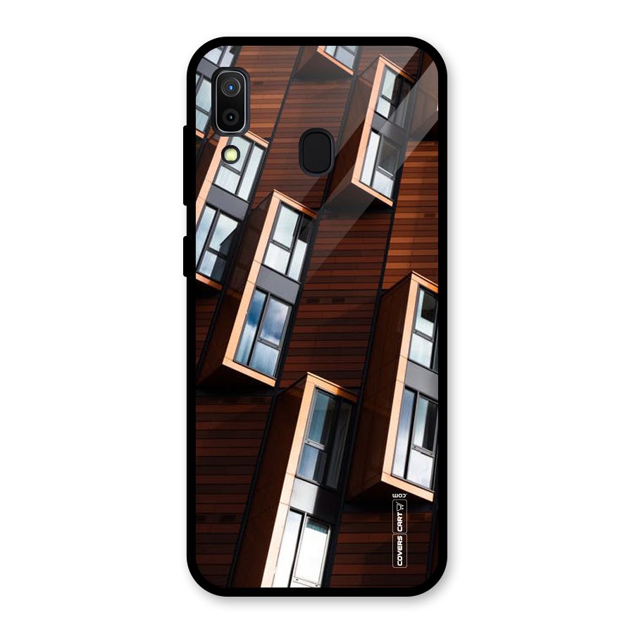 Window Abstract Glass Back Case for Galaxy A30