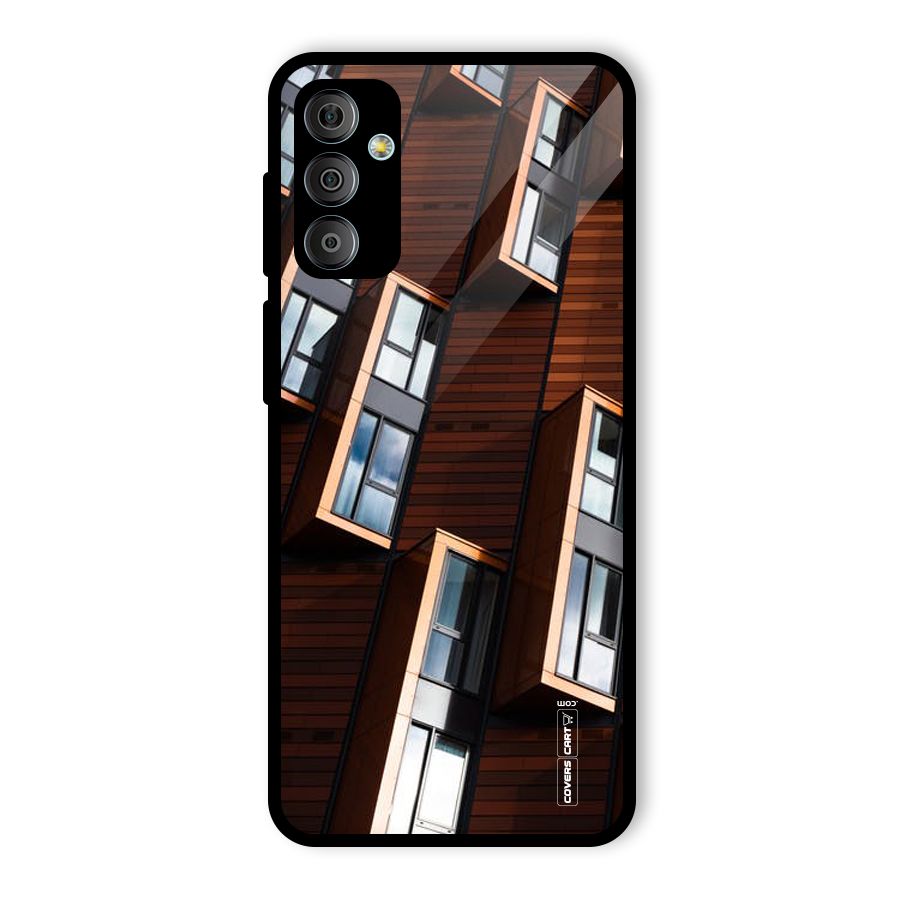 Window Abstract Glass Back Case for Galaxy F23