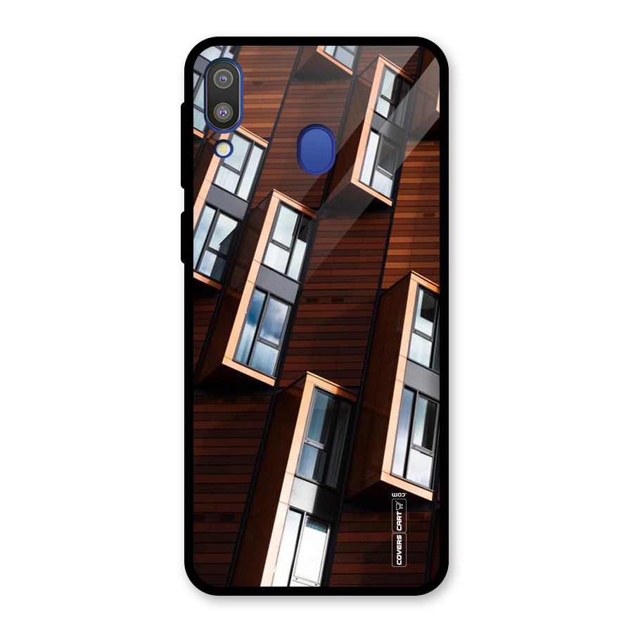 Window Abstract Glass Back Case for Galaxy M20