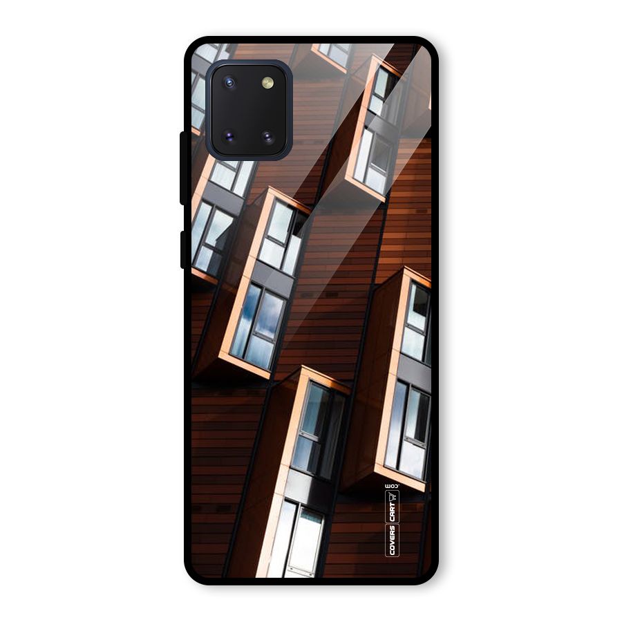 Window Abstract Glass Back Case for Galaxy Note 10 Lite