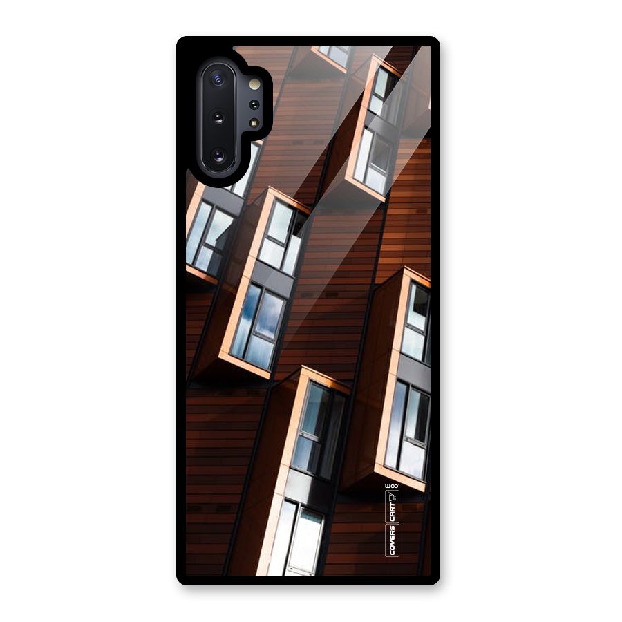 Window Abstract Glass Back Case for Galaxy Note 10 Plus