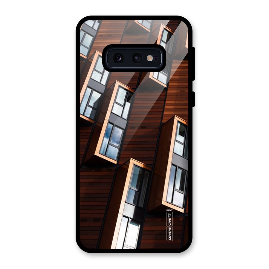 Window Abstract Glass Back Case for Galaxy S10e