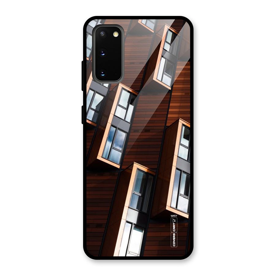Window Abstract Glass Back Case for Galaxy S20