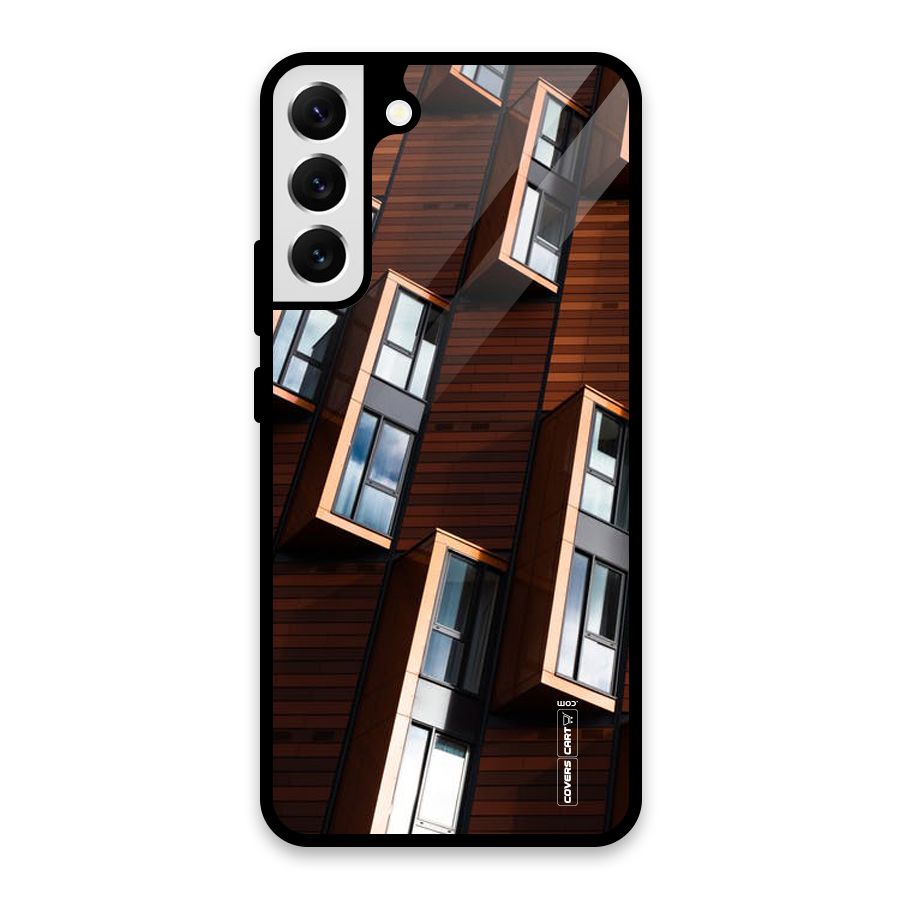 Window Abstract Glass Back Case for Galaxy S22 Plus 5G