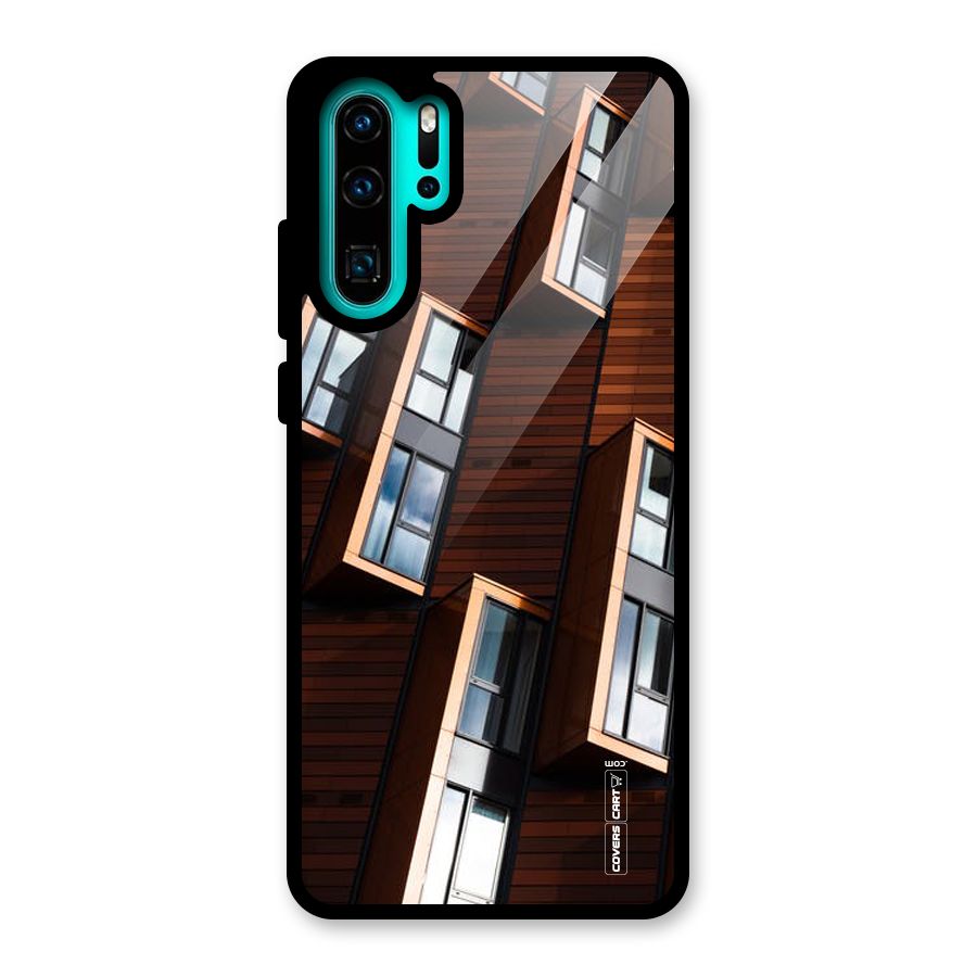 Window Abstract Glass Back Case for Huawei P30 Pro