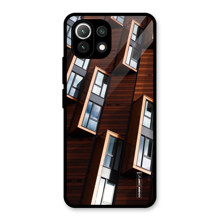 Window Abstract Glass Back Case for Mi 11 Lite NE 5G