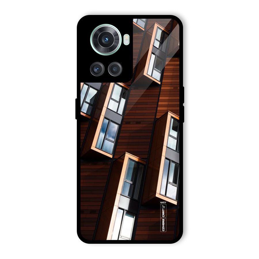 Window Abstract Glass Back Case for OnePlus 10R