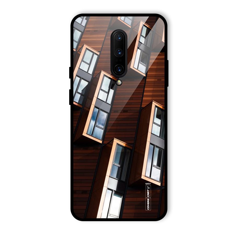 Window Abstract Glass Back Case for OnePlus 7 Pro
