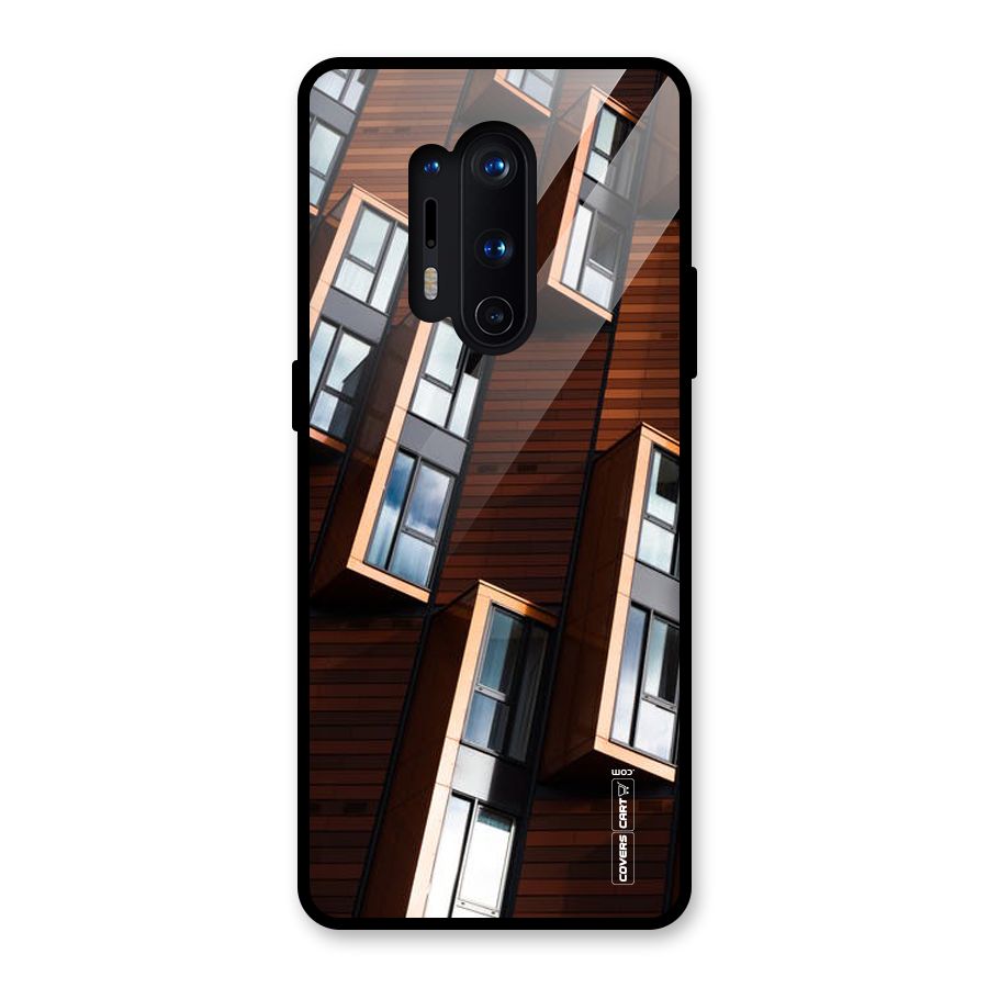Window Abstract Glass Back Case for OnePlus 8 Pro