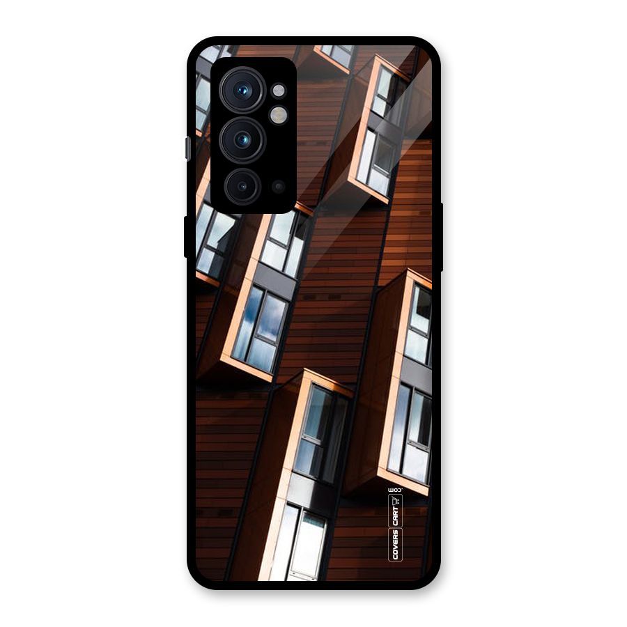 Window Abstract Glass Back Case for OnePlus 9RT 5G
