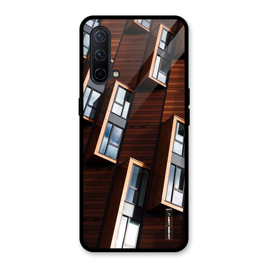 Window Abstract Glass Back Case for OnePlus Nord CE 5G