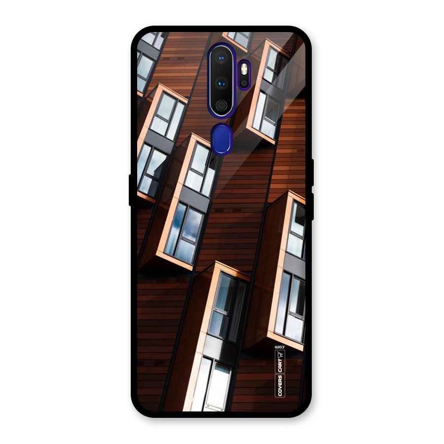 Window Abstract Glass Back Case for Oppo A9 (2020)