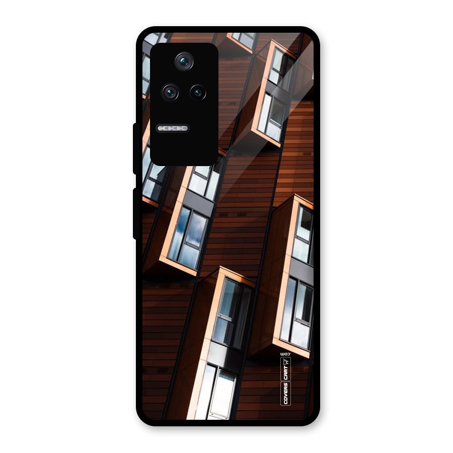 Window Abstract Glass Back Case for Poco F4 5G