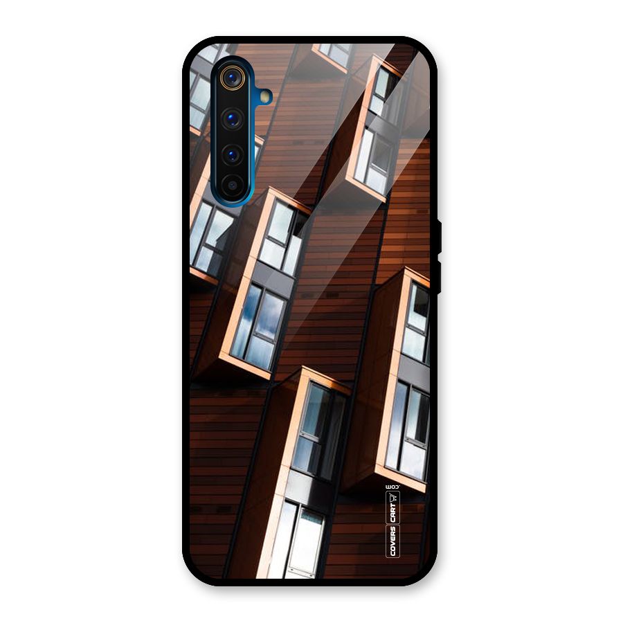 Window Abstract Glass Back Case for Realme 6 Pro