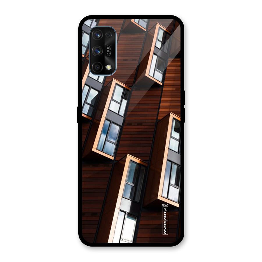Window Abstract Glass Back Case for Realme 7 Pro