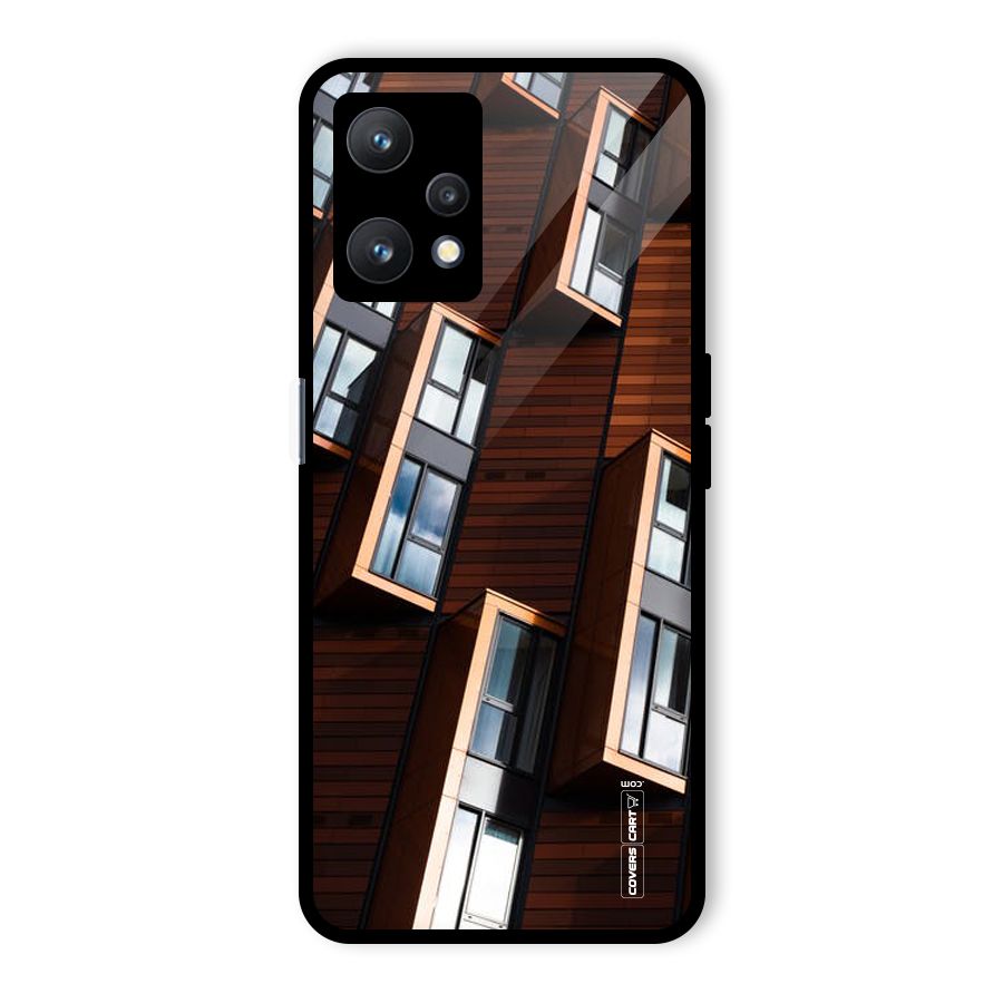 Window Abstract Glass Back Case for Realme 9 Pro 5G