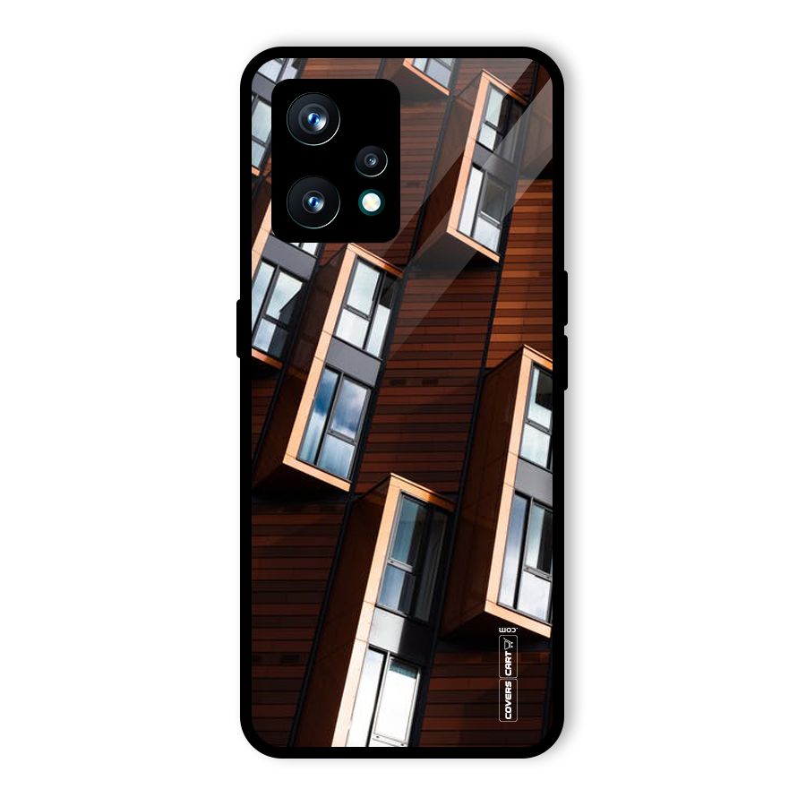 Window Abstract Glass Back Case for Realme 9 Pro Plus 5G