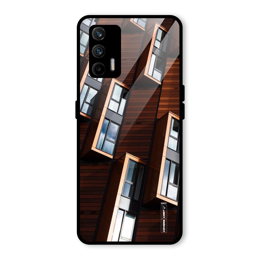 Window Abstract Glass Back Case for Realme GT 5G
