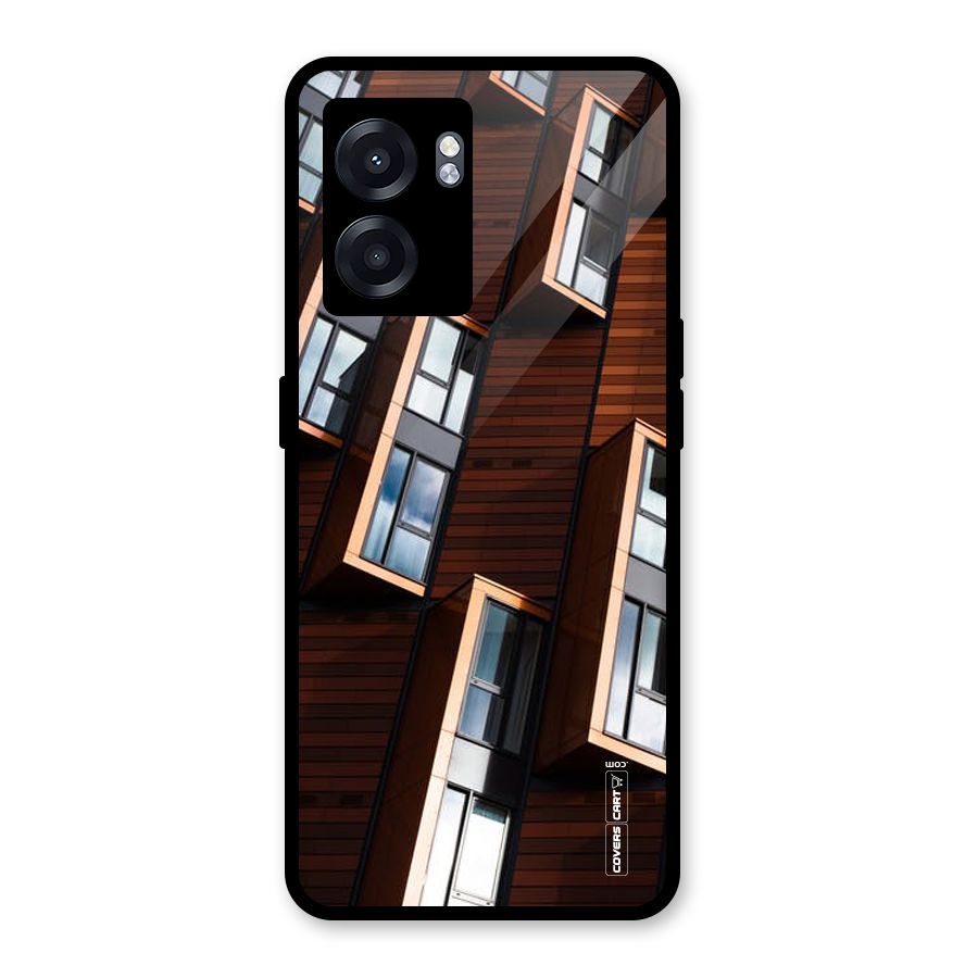 Window Abstract Glass Back Case for Realme Narzo 50 5G