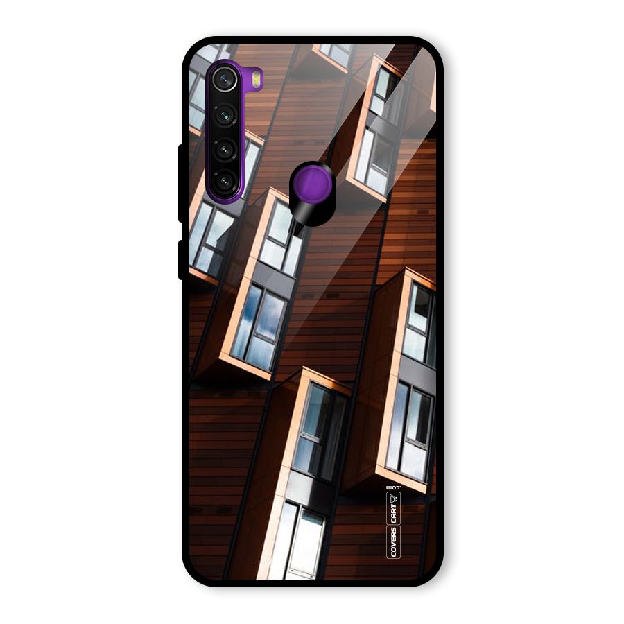 Window Abstract Glass Back Case for Redmi Note 8