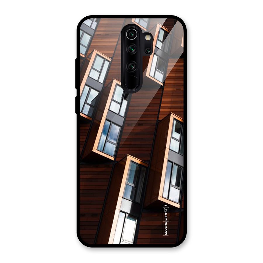 Window Abstract Glass Back Case for Redmi Note 8 Pro