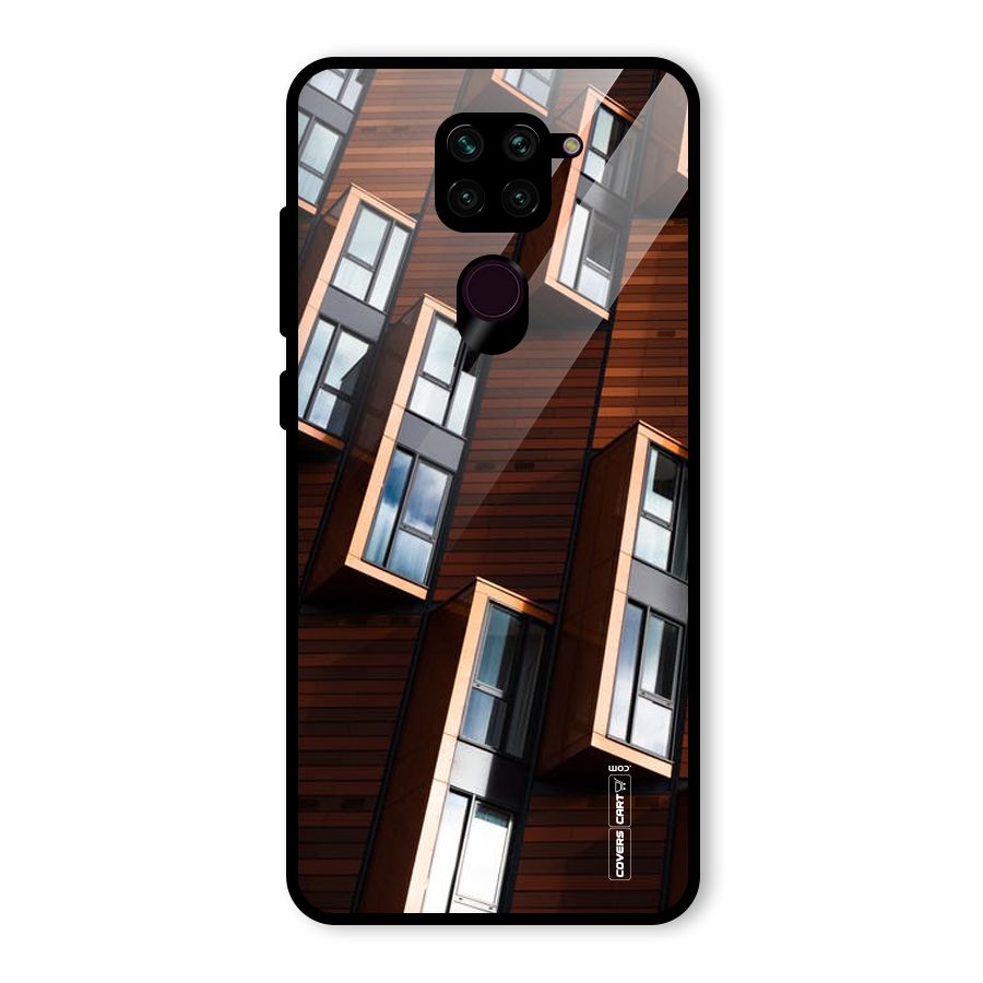 Window Abstract Glass Back Case for Redmi Note 9