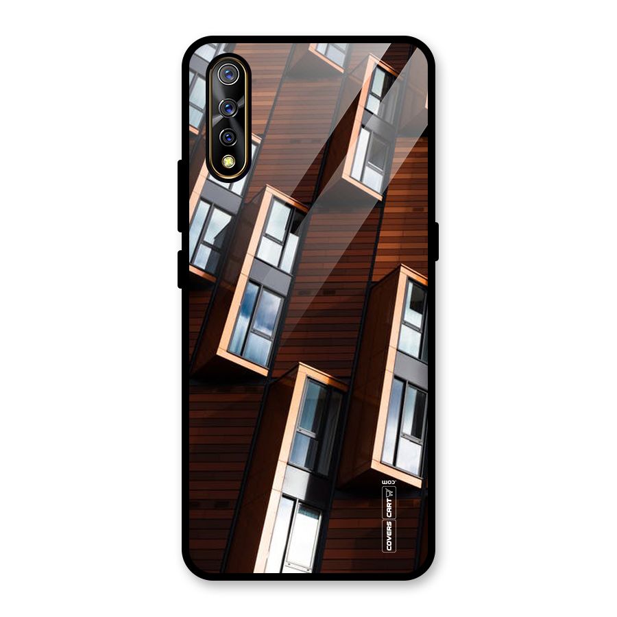 Window Abstract Glass Back Case for Vivo S1