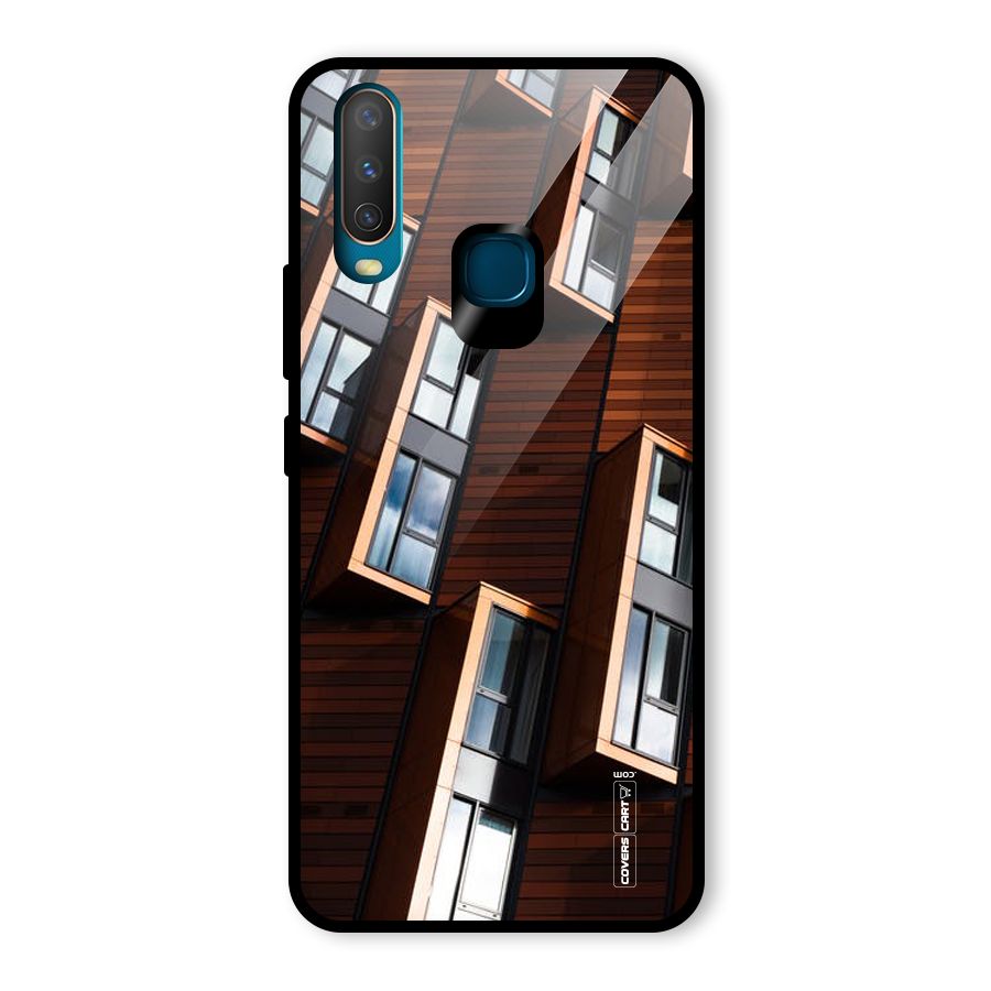 Window Abstract Glass Back Case for Vivo U10